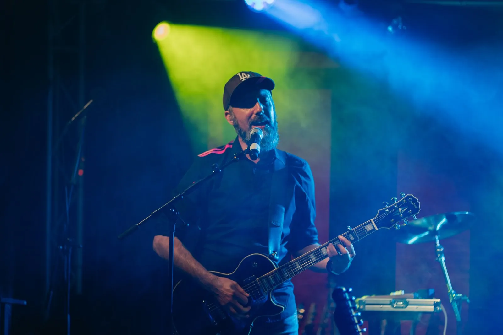 Steffen live auf der Bühne